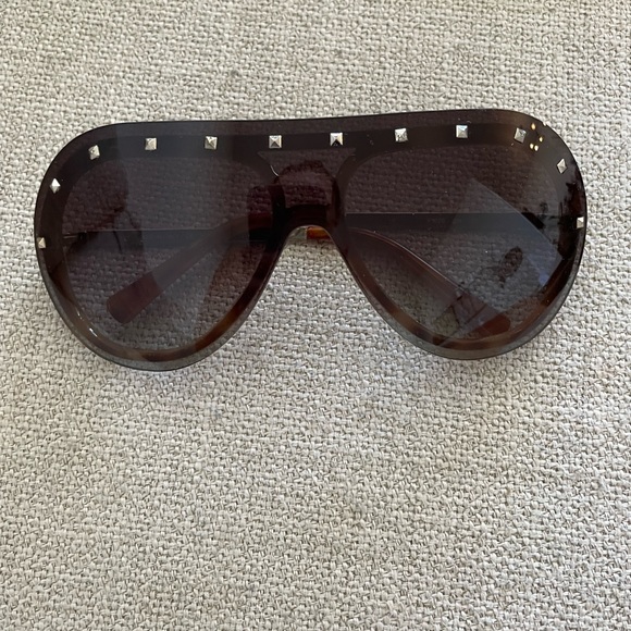 Valentino Gold Studded Glasses - Picture 2 of 6